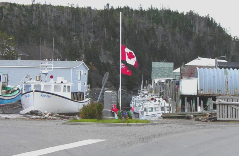 Little River war memorial, Rememberance Day 2005