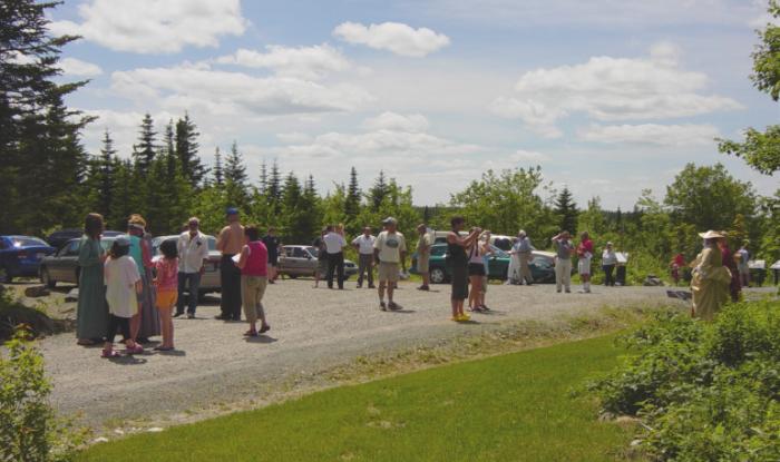 Country Harbour: Loyalist Trail roadside park
