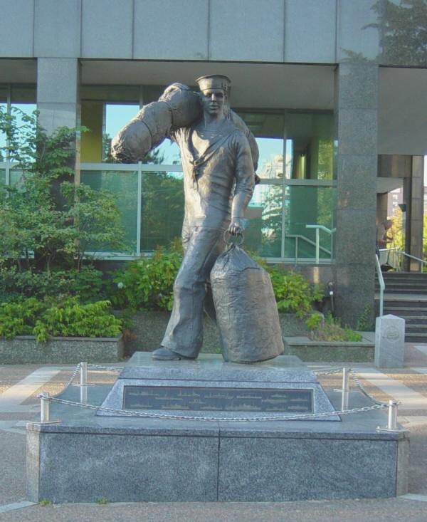 Halifax: Sailor's Statue, Sackville Landing