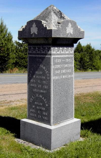 Springfield war memorial monument, north and west faces