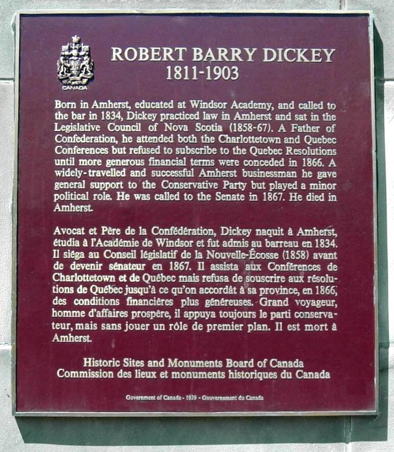 Amherst: R.B. Dickey plaque