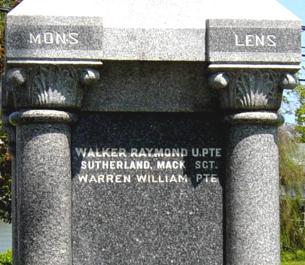 Oxford: war memorial monument