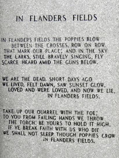 Springhill: war memorial monument, back panel