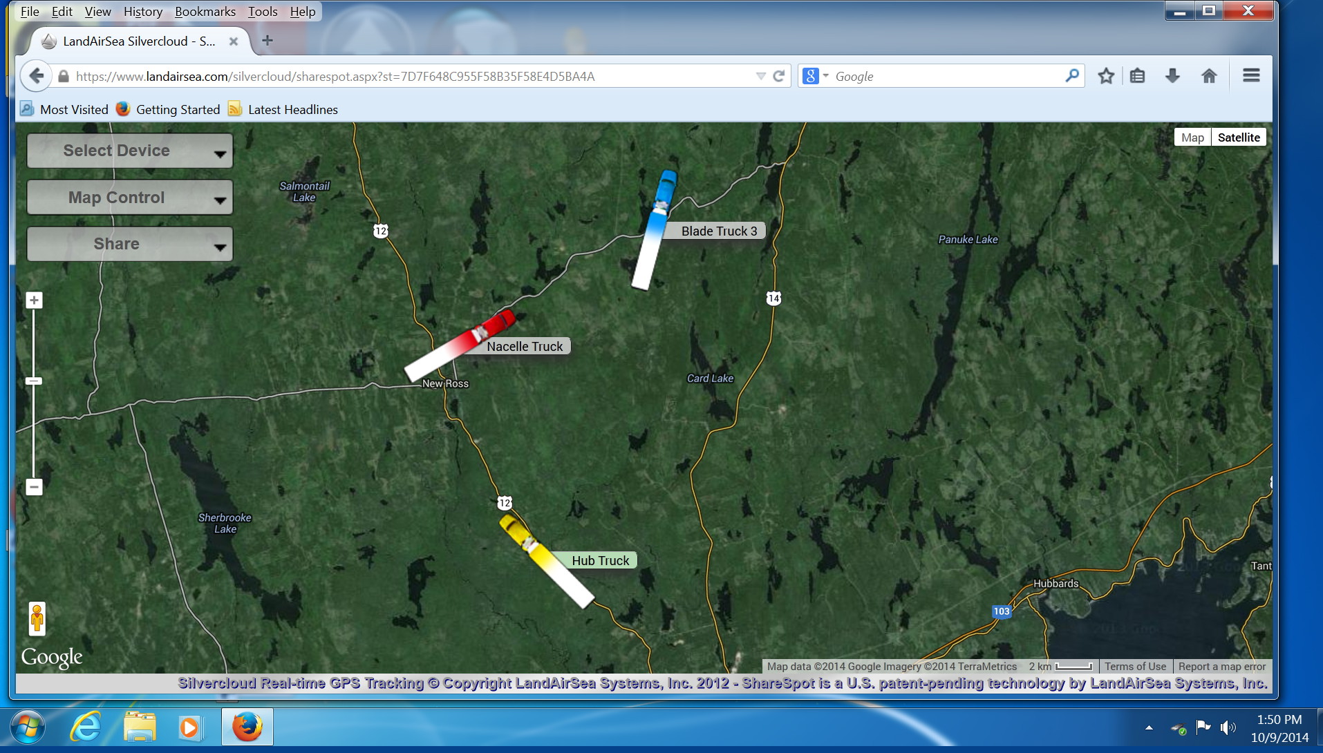 Silvercloud-Real-time-GPS-Tracking-LandAirSea-Systems-Inc-South-Canoe-2014oct09-1350h