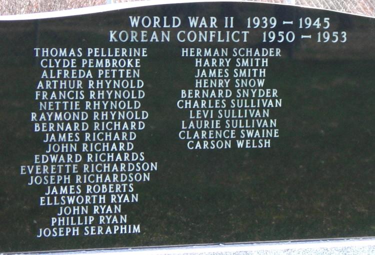 Canso: southwest stone (new in 2006), back