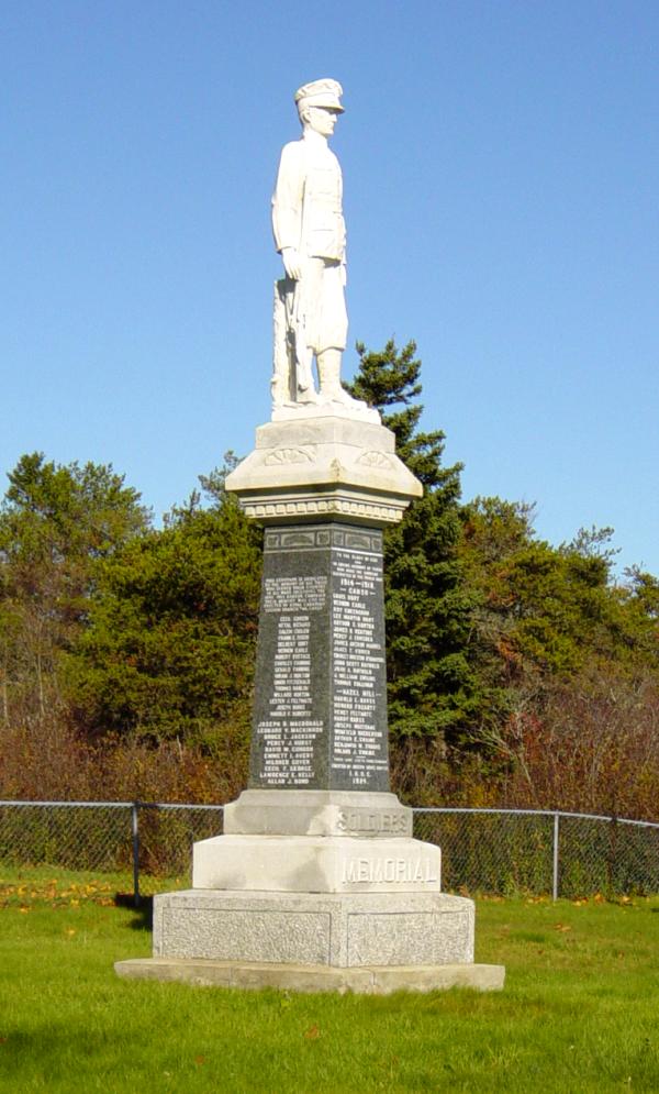 Canso and Hazel Hill, Nova Scotia: war memorial