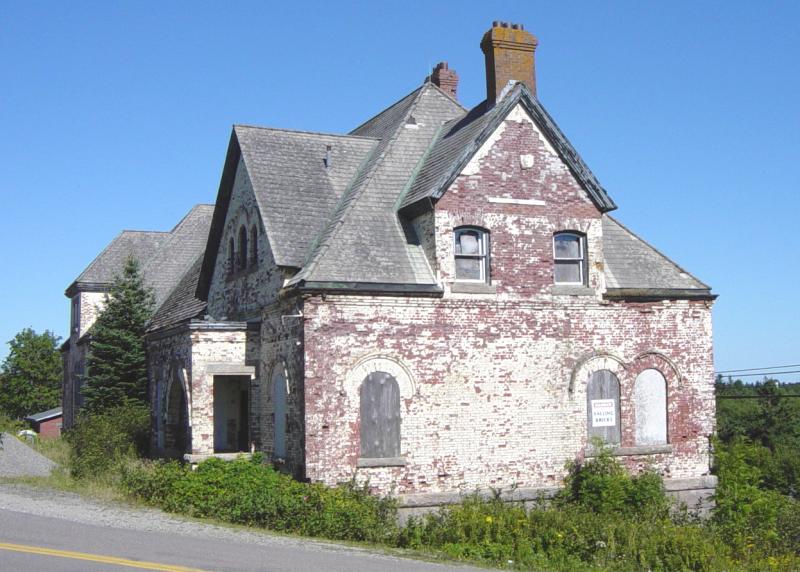 Hazel Hill: Commercial Cable Company telegraph building, west end