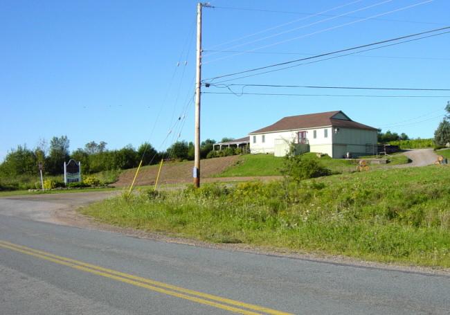 Hants County: Acadian Heritage sign #03, Falmouth