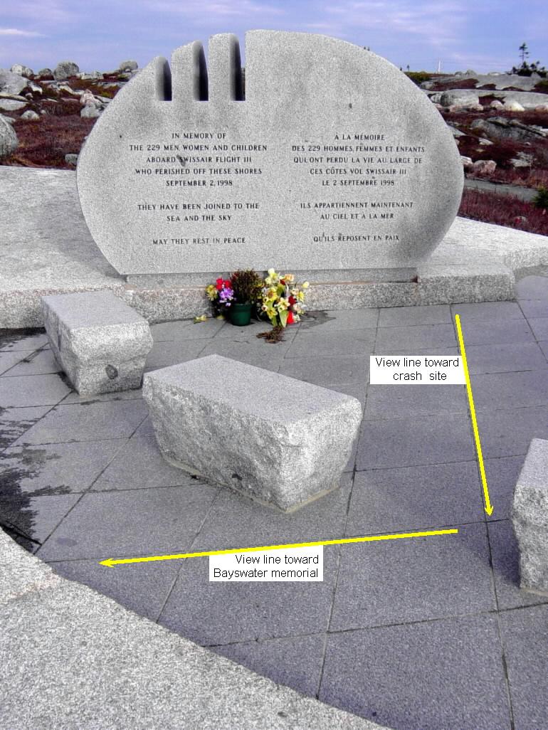 Swissair Flight 111 memorial, Whalesback.