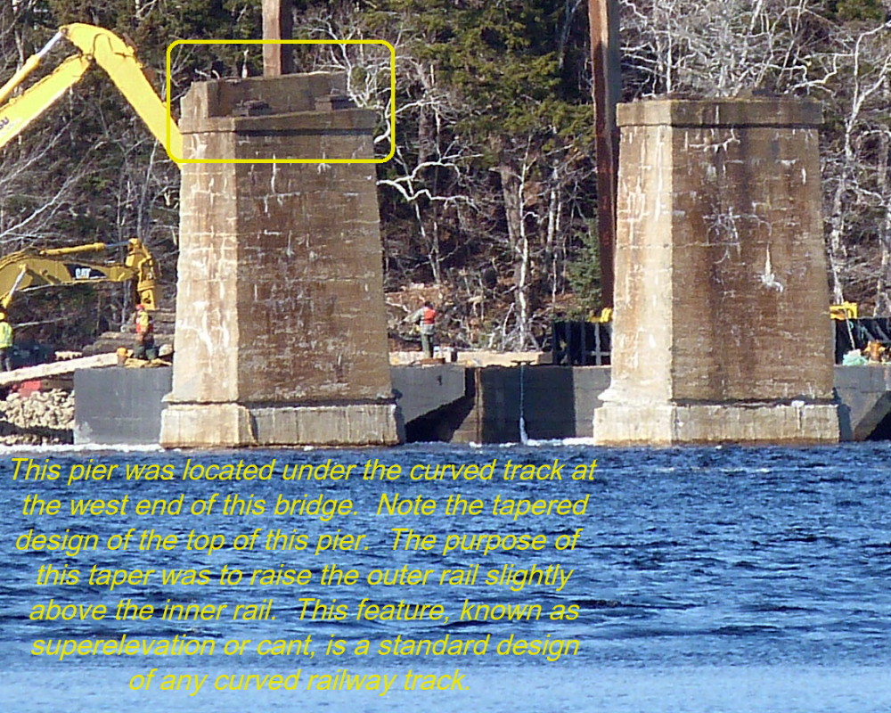 Dominion Atlantic Railway: Sissiboo River Bridge, Weymouth, Digby County, Nova Scotia, 08 Feb 2012