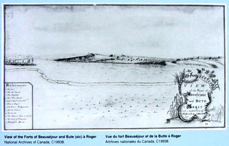 Fort Lawrence interpretative panel